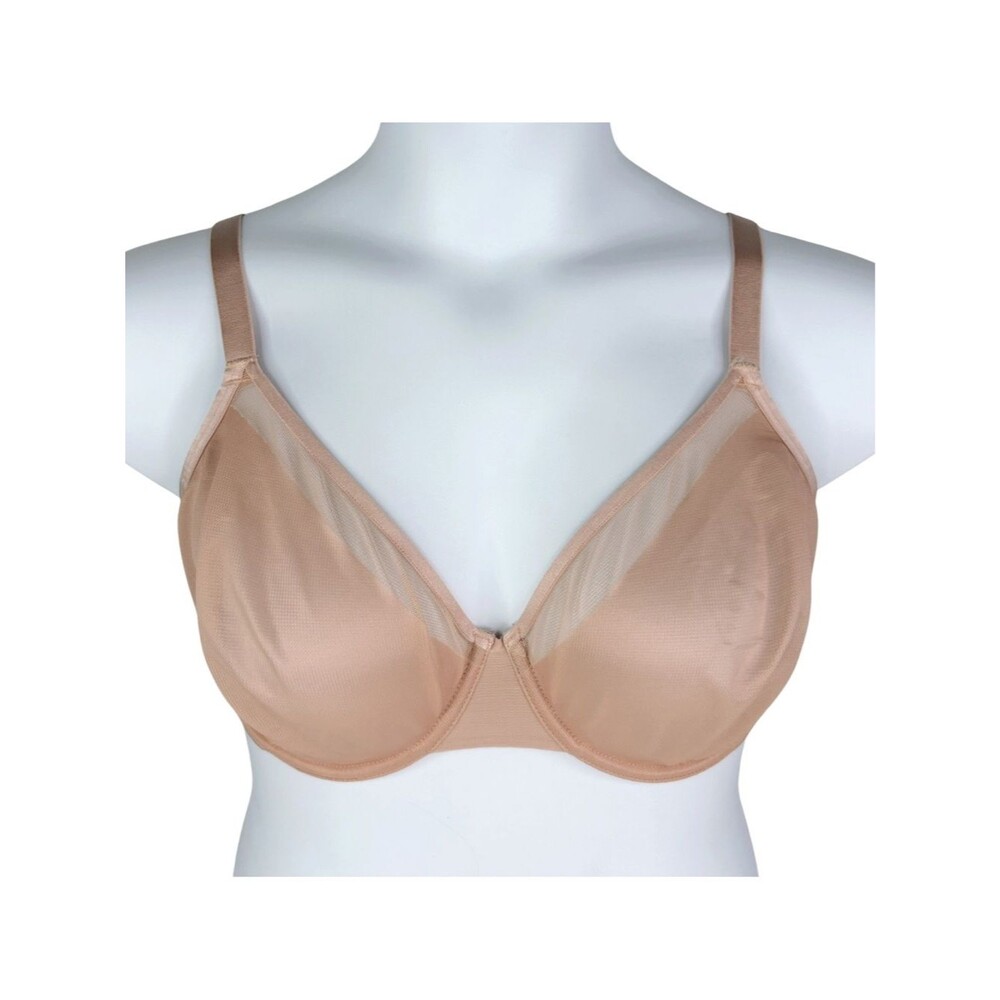 Soma Unbelievable Lift Unlined Perfect Coverage Bra sz 36DDD * Hush Neutral Pink